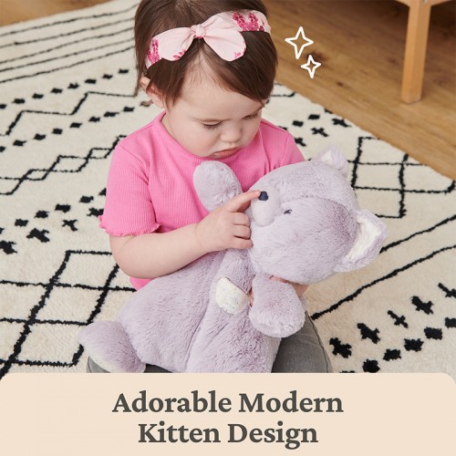 Gund Oh So Snuggly Kitten 12.5" Plush Toy | 0 months+ | Baby Soft Toy | Stuffed Toy